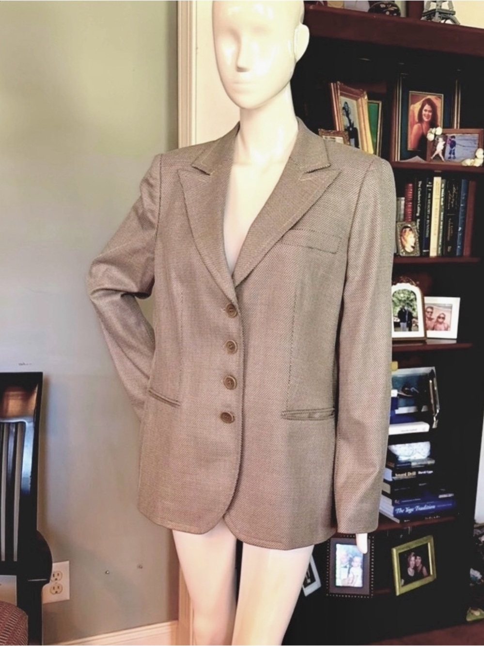 Armani Collezioni Houndstooth Blazer